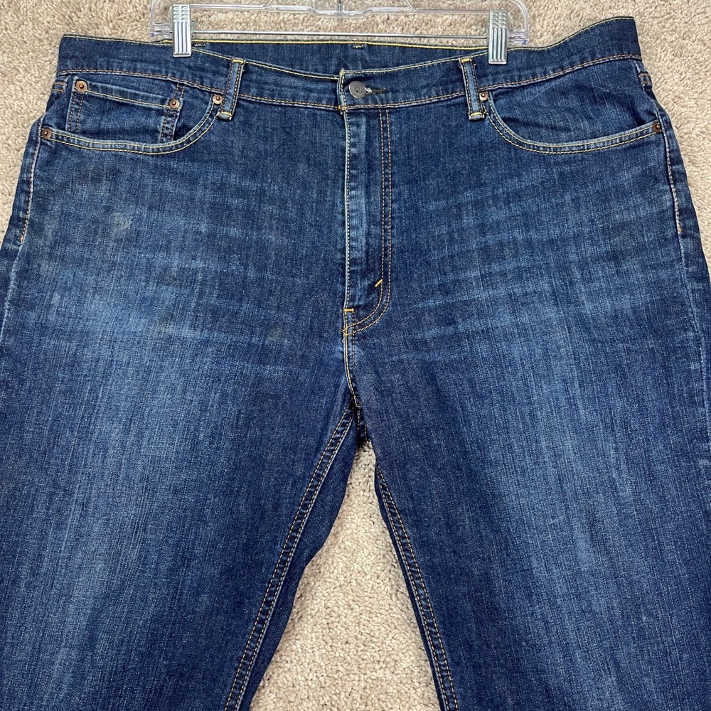 Levi's 541 Jeans Mens W40 L32‎ Dark Wash Denim Straight Fit Red Tab